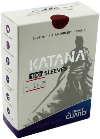 Ultimate Guard Katana Sleeves (100ct) Standar Size - Green 