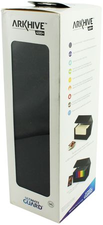 Ultimate Guard Black Arkhive Xenoskin 400+ Deck Box (UGD010654)