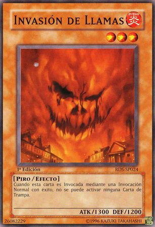 Invasion De Llamas Invasion of Flames RDS SP024 Common 1st Edition Spanish Spanish Yugioh Cards Invasion De Llamas Invasion of Flames RDS SP024 Common 1st Edition Spanish Spanish Yugioh Cards