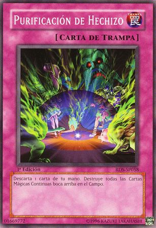 Purificacion De Hechizo RDS SP058 Common 1st Edition Spanish Spanish Yugioh Cards Purificacion De Hechizo RDS SP058 Common 1st Edition Spanish Spanish Yugioh Cards