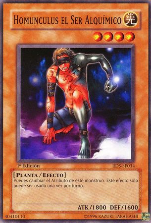 Homunculus El Ser Alquimico RDS SP034 Common 1st Edition Spanish Spanish Yugioh Cards Homunculus El Ser Alquimico RDS SP034 Common 1st Edition Spanish Spanish Yugioh Cards