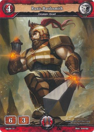 Runic Battlesmith DB DD 10 Red Demo Deck DB DD Runic Battlesmith DB DD 10 Red Demo Deck DB DD