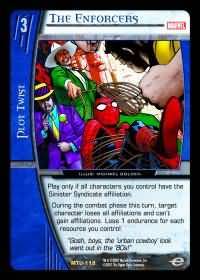 The Enforcers MTU 119 Rare Vs System Marvel Team Up The Enforcers MTU 119 Rare Vs System Marvel Team Up