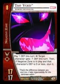 The Void Robert Reynolds MTU 220 Rare Vs System Marvel Team Up The Void Robert Reynolds MTU 220 Rare Vs System Marvel Team Up
