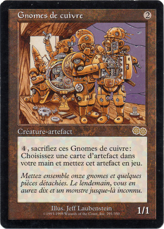 Gnomes de cuivre 291 350 Urza s Saga French Urza s Saga French Singles Gnomes de cuivre 291 350 Urza s Saga French Urza s Saga French Singles