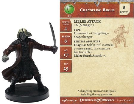Shadow 60/60 CE 17 No Card Dungeons & Dragons Miniatures 