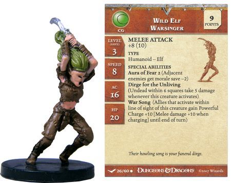 Wild Elf Warsinger 26 Unhallowed D D Miniatures Wild Elf Warsinger 26 Unhallowed D D Miniatures