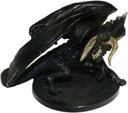 adult black dragon miniature