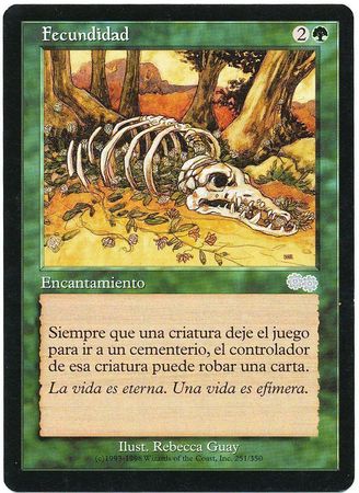 Fecundidad 251 350 Urza s Saga Spanish Fecundidad 251 350 Urza s Saga Spanish