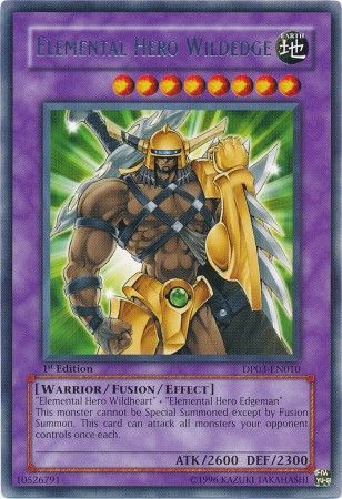 Elemental Hero Wildedge DP03 EN010 Rare 1st Edition Duelist Pack Jaden Yuki 2 1st Edition Singles Elemental Hero Wildedge DP03 EN010 Rare 1st Edition Duelist Pack Jaden Yuki 2 1st Edition Singles