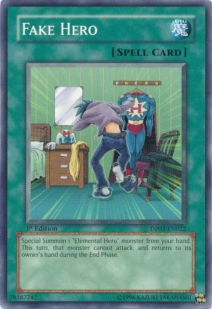 Fake Hero DP03 EN022 Common 1st Edition Duelist Pack Jaden Yuki 2 1st Edition Singles Fake Hero DP03 EN022 Common 1st Edition Duelist Pack Jaden Yuki 2 1st Edition Singles