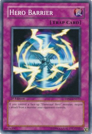 Hero Barrier DP03 EN027 Common 1st Edition Hero Barrier DP03 EN027 Common 1st Edition