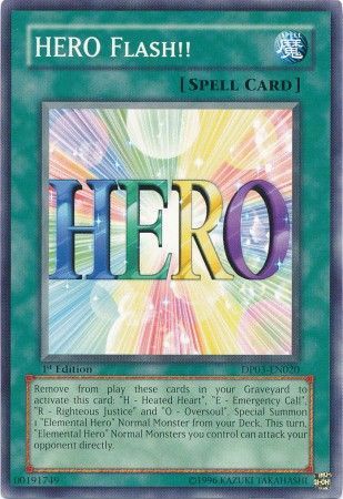 Hero Flash DP03 EN020 Common 1st Edition Duelist Pack Jaden Yuki 2 1st Edition Singles Hero Flash DP03 EN020 Common 1st Edition Duelist Pack Jaden Yuki 2 1st Edition Singles