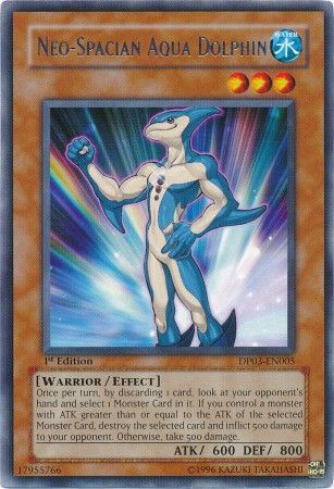 Neo Spacian Aqua Dolphin DP03 EN005 Rare 1st Edition Duelist Pack Jaden Yuki 2 1st Edition Singles Neo Spacian Aqua Dolphin DP03 EN005 Rare 1st Edition Duelist Pack Jaden Yuki 2 1st Edition Singles