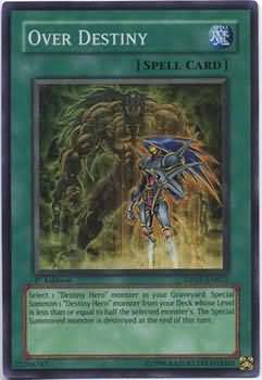 Over Destiny DP05 EN021 Super Rare 1st Edition Over Destiny DP05 EN021 Super Rare 1st Edition