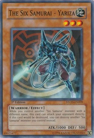 The Six Samurai Yariza STON EN009 Common 1st Edition Strike of Neos STON 1st Edition Singles The Six Samurai Yariza STON EN009 Common 1st Edition Strike of Neos STON 1st Edition Singles