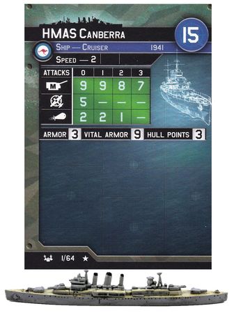WAR AT SEA BASE SET #31 USS ST LO U WITH CARD 