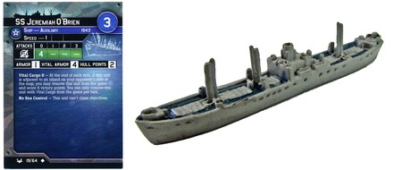 19 SS Jeremiah O Brien War at Sea Axis Allies Miniatures Uncommon 19 SS Jeremiah O Brien War at Sea Axis Allies Miniatures Uncommon