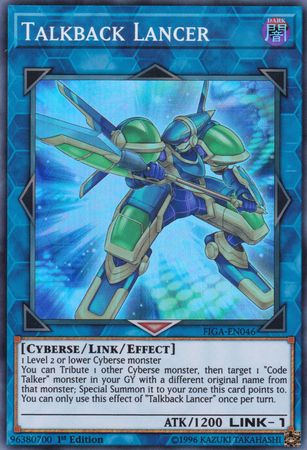 Talkback Lancer FIGA EN046 Super Rare 1st Edition Fists of the Gadgets Singles Talkback Lancer FIGA EN046 Super Rare 1st Edition Fists of the Gadgets Singles