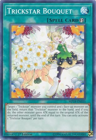 Trickstar Bouquet MP19 EN035 Common 1st Edition Yu Gi Oh 2019 Mega Tins Gold Sarcophagus Tin Mega Pack Singles Trickstar Bouquet MP19 EN035 Common 1st Edition Yu Gi Oh 2019 Mega Tins Gold Sarcophagus Tin Mega Pack Singles
