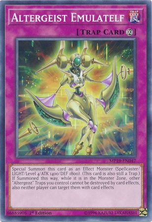 Altergeist Emulatelf MP19 EN047 Common 1st Edition Yu Gi Oh 2019 Mega Tins Gold Sarcophagus Tin Mega Pack Singles Altergeist Emulatelf MP19 EN047 Common 1st Edition Yu Gi Oh 2019 Mega Tins Gold Sarcophagus Tin Mega Pack Singles