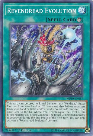 Revendread Evolution MP19 EN057 Common 1st Edition Yu Gi Oh 2019 Mega Tins Gold Sarcophagus Tin Mega Pack Singles Revendread Evolution MP19 EN057 Common 1st Edition Yu Gi Oh 2019 Mega Tins Gold Sarcophagus Tin Mega Pack Singles