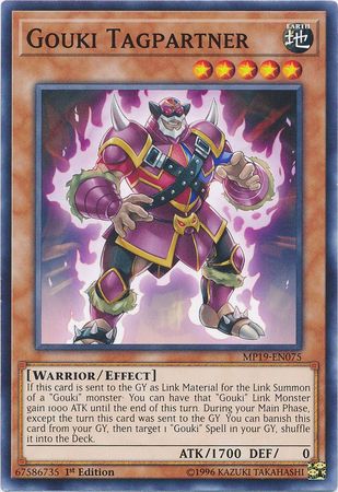 Gouki Tagpartner MP19 EN075 Common 1st Edition Gouki Tagpartner MP19 EN075 Common 1st Edition