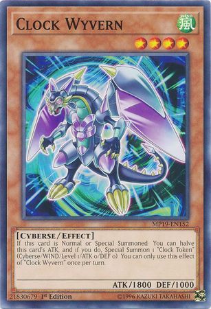 Clock Wyvern MP19 EN152 Common 1st Edition Yu Gi Oh 2019 Mega Tins Gold Sarcophagus Tin Mega Pack Singles Clock Wyvern MP19 EN152 Common 1st Edition Yu Gi Oh 2019 Mega Tins Gold Sarcophagus Tin Mega Pack Singles