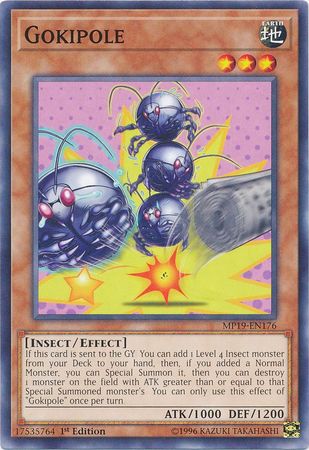 Gokipole MP19 EN176 Common 1st Edition Yu Gi Oh 2019 Mega Tins Gold Sarcophagus Tin Mega Pack Singles Gokipole MP19 EN176 Common 1st Edition Yu Gi Oh 2019 Mega Tins Gold Sarcophagus Tin Mega Pack Singles