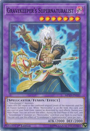 Gravekeeper s Supernaturalist MP19 EN181 Common 1st Edition Yu Gi Oh 2019 Mega Tins Gold Sarcophagus Tin Mega Pack Singles Gravekeeper s Supernaturalist MP19 EN181 Common 1st Edition Yu Gi Oh 2019 Mega Tins Gold Sarcophagus Tin Mega Pack Singles