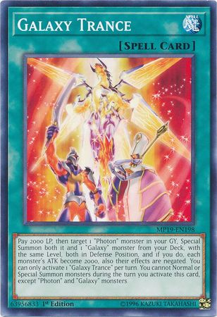 Galaxy Trance MP19 EN198 Common 1st Edition Yu Gi Oh 2019 Mega Tins Gold Sarcophagus Tin Mega Pack Singles Galaxy Trance MP19 EN198 Common 1st Edition Yu Gi Oh 2019 Mega Tins Gold Sarcophagus Tin Mega Pack Singles