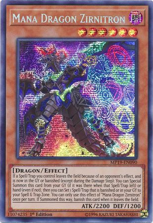Mana Dragon Zirnitron MP19 EN090 Prismatic Secret Rare 1st Edition Yu Gi Oh 2019 Mega Tins Gold Sarcophagus Tin Mega Pack Singles Mana Dragon Zirnitron MP19 EN090 Prismatic Secret Rare 1st Edition Yu Gi Oh 2019 Mega Tins Gold Sarcophagus Tin Mega Pack Singles