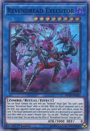 Revendread Executor MP19 EN055 Super Rare 1st Edition Yu Gi Oh 2019 Mega Tins Gold Sarcophagus Tin Mega Pack Singles Revendread Executor MP19 EN055 Super Rare 1st Edition Yu Gi Oh 2019 Mega Tins Gold Sarcophagus Tin Mega Pack Singles