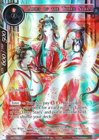 Ladies of the Three Stars SNV 025 Uncommon Full Art Force of Will Strangers of New Valhalla Singles Ladies of the Three Stars SNV 025 Uncommon Full Art Force of Will Strangers of New Valhalla Singles