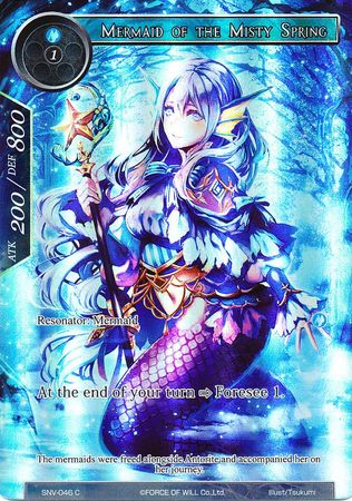 Mermaid of the Misty Spring SNV 046 Common Full Art Force of Will Strangers of New Valhalla Singles Mermaid of the Misty Spring SNV 046 Common Full Art Force of Will Strangers of New Valhalla Singles