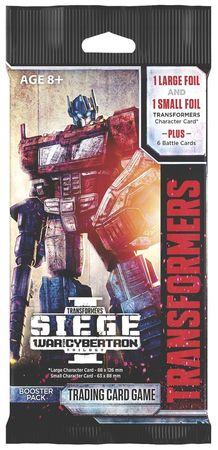 War for Cybertron Siege I Booster Pack Transformers TCG War for Cybertron Siege I Booster Pack Transformers TCG
