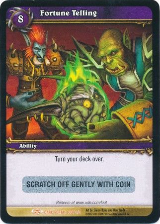 Fortune Telling World Of Warcraft Loot Cards Trollandtoad