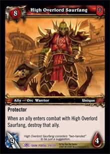 High Overlord Saurfang 214 319 Epic Rare WoW Dark Portal High Overlord Saurfang 214 319 Epic Rare WoW Dark Portal
