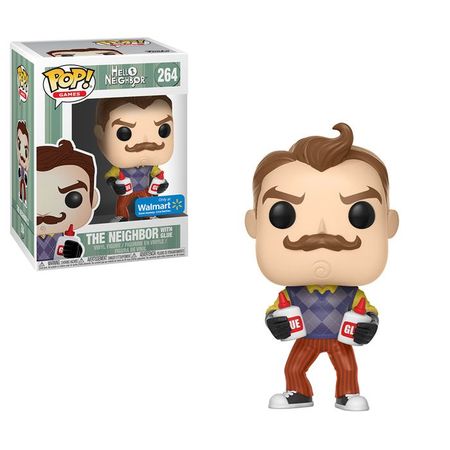The Neighbor with Glue 264 POP Vinyl Figure Only at Walmart Hello Neighbor The Neighbor with Glue 264 POP Vinyl Figure Only at Walmart Hello Neighbor