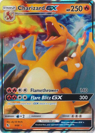 Charizard Gx Sun Moon Hidden Fates Pokemon Trollandtoad