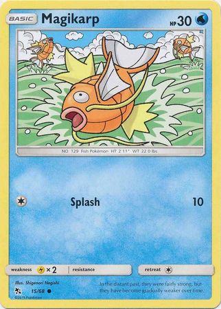 Magikarp 15 68 Common Sun Moon Hidden Fates Singles Magikarp 15 68 Common Sun Moon Hidden Fates Singles