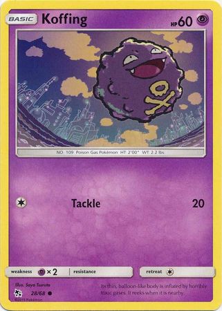 Koffing 28 68 Common Hidden Fates Singles Koffing 28 68 Common Hidden Fates Singles