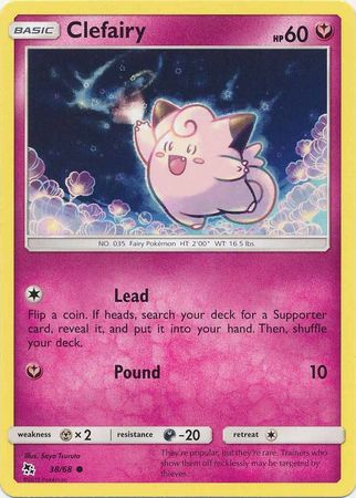 Clefairy 38 68 Common Clefairy 38 68 Common