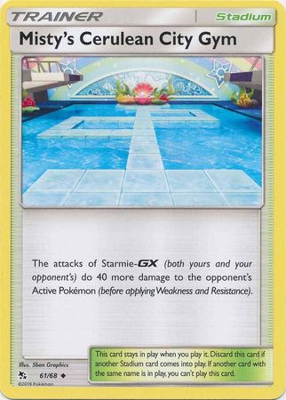 Misty s Cerulean City Gym 61 68 Uncommon Hidden Fates Singles Misty s Cerulean City Gym 61 68 Uncommon Hidden Fates Singles