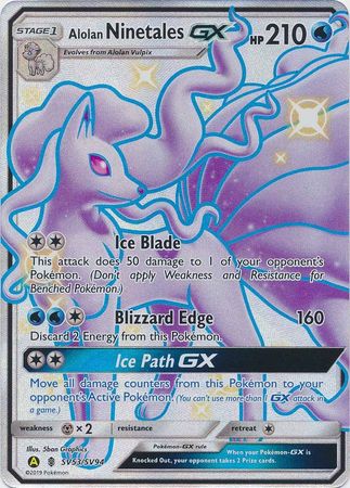 Alolan Ninetales Gx Hidden Fates Pokemon Trollandtoad