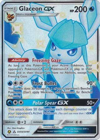 Glaceon Gx Hidden Fates Pokemon Trollandtoad