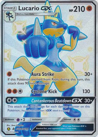 Lucario Gx Sv64sv94 Shiny Ultra Rare