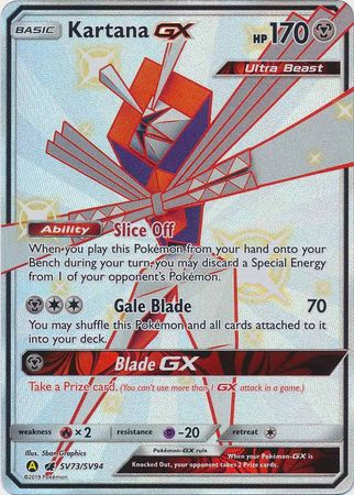 Kartana GX - SV73/SV94 - Shiny Ultra Rare