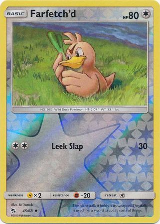  Farfetch'd - 45/68 - Uncommon - Reverse Holo - Hidden Fates :  Everything Else