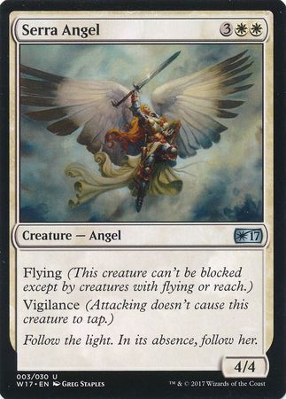 Serra Angel 3 30 W17 Promo Welcome Deck 2017 English Singles Serra Angel 3 30 W17 Promo Welcome Deck 2017 English Singles